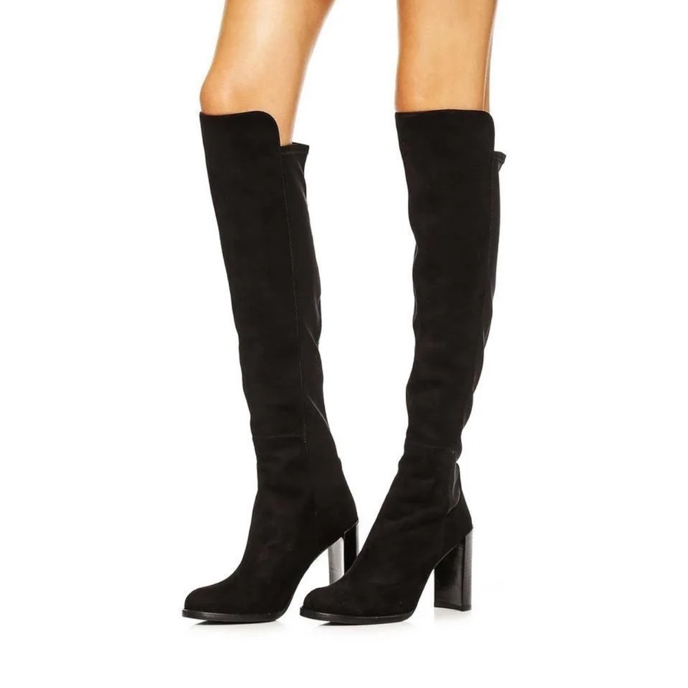 Stuart Weitzman heeled black boots